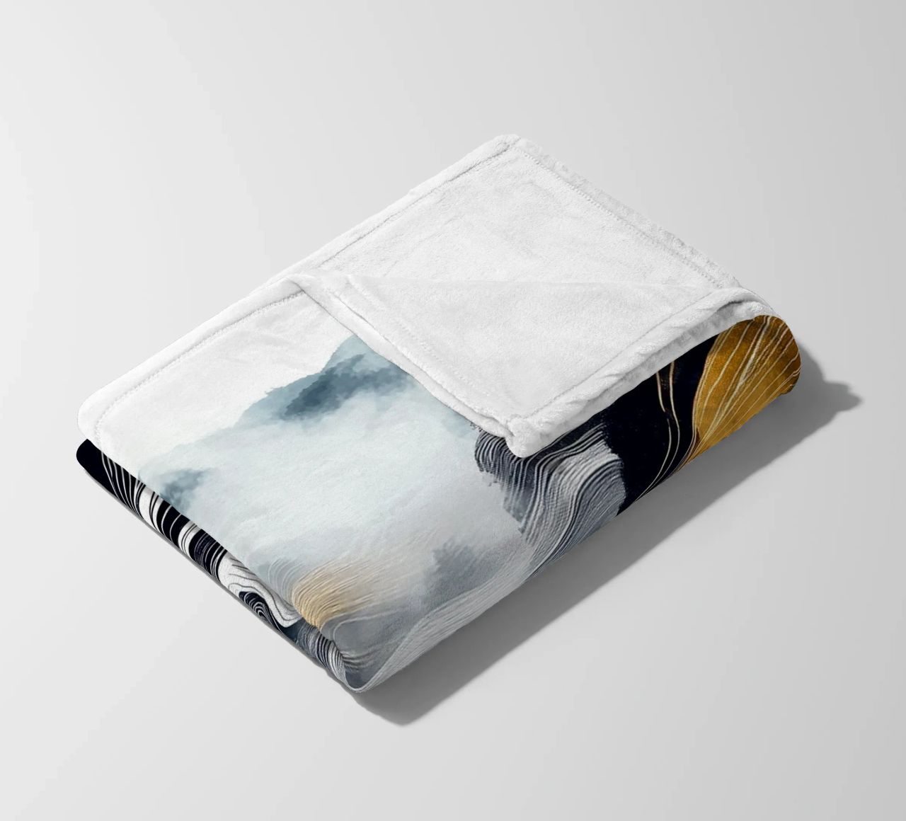 Luogo nebbioso coperta in pile da Justyna Jaszke JBJart