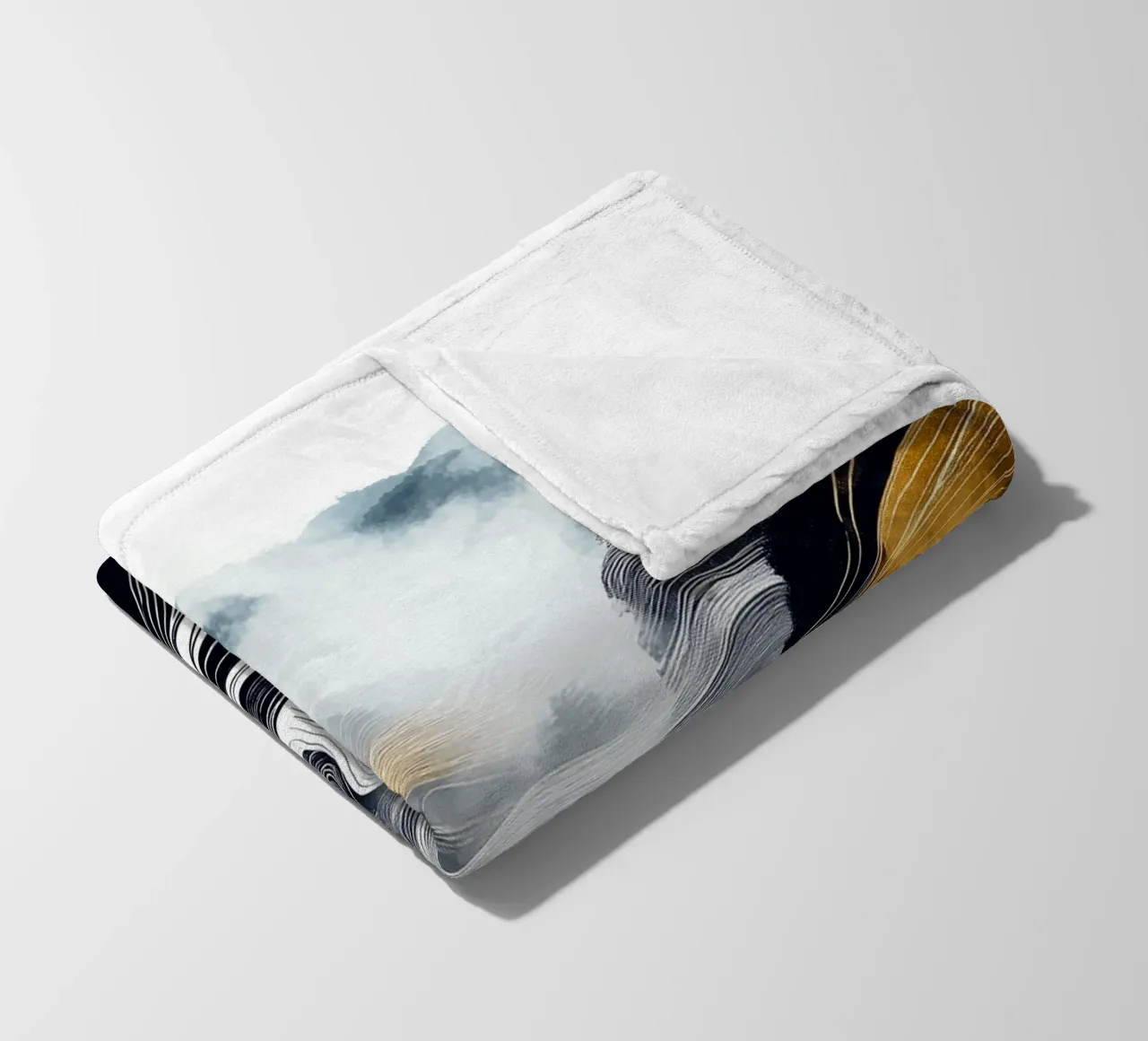 Luogo nebbioso coperta in pile da Justyna Jaszke JBJart
