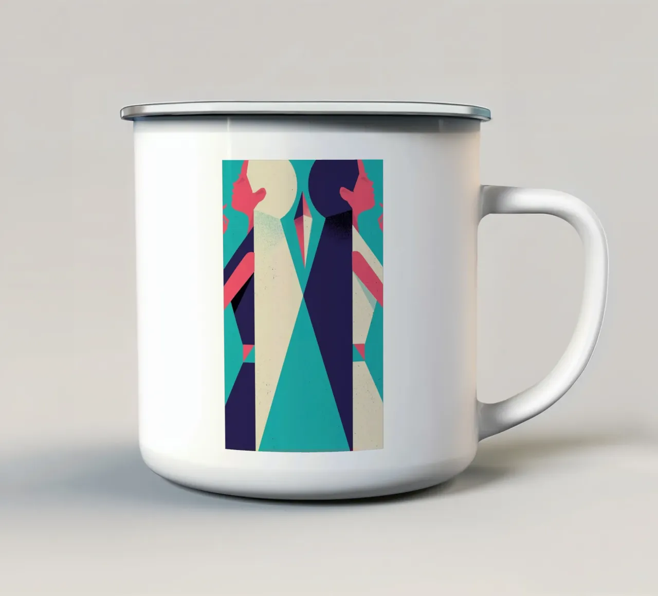 Gemini tazza in smalto da Pietari Posti