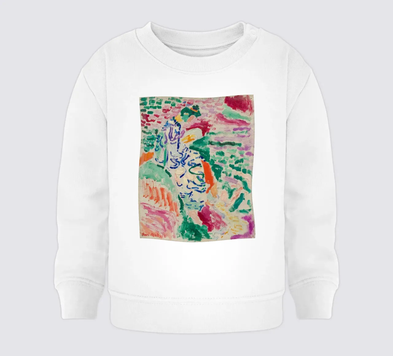 Henri Matisse - La donna giapponese in riva al mare felpa neonato da William Store