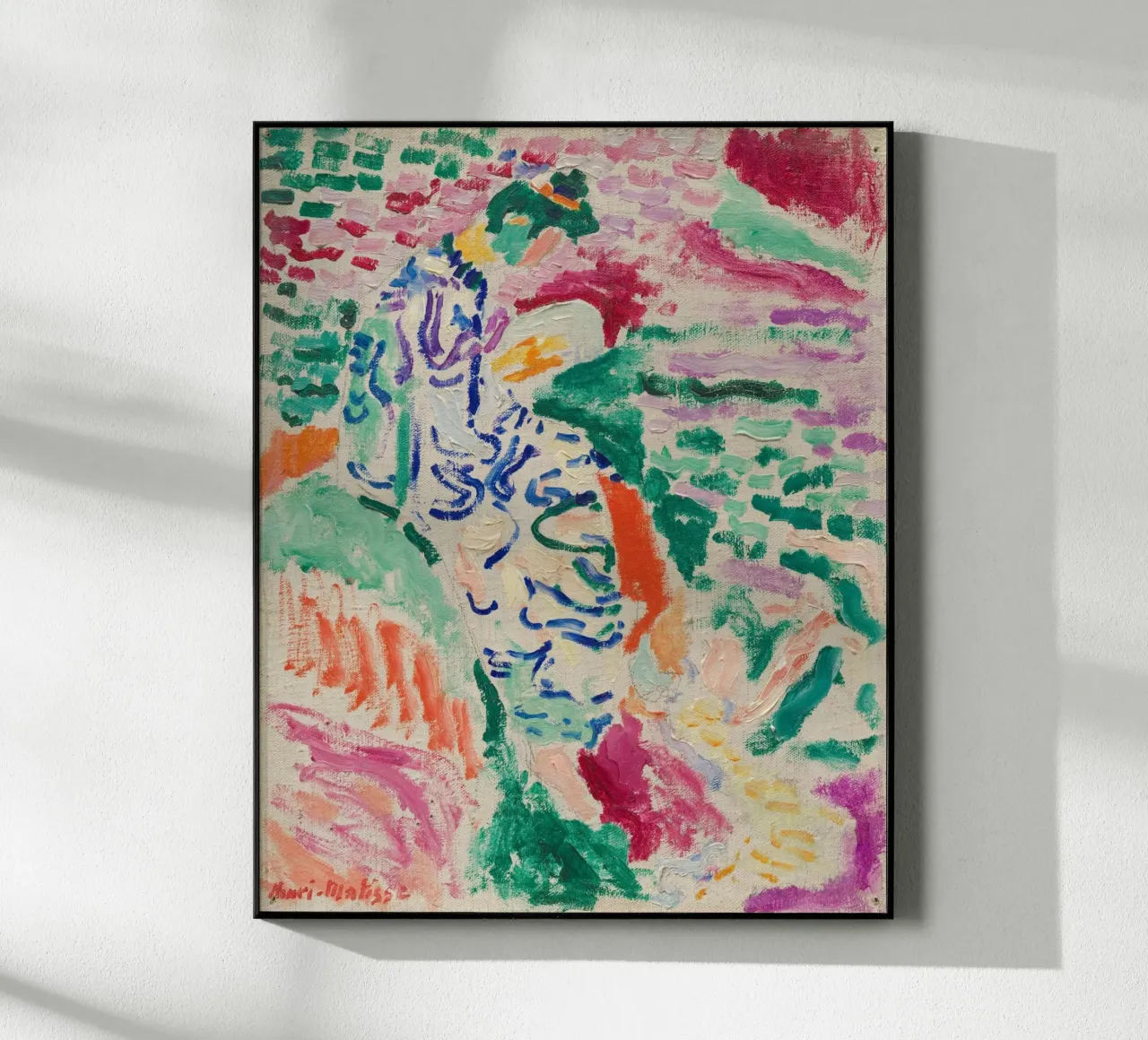 Henri Matisse - La donna giapponese in riva al mare plexiglass da William Store