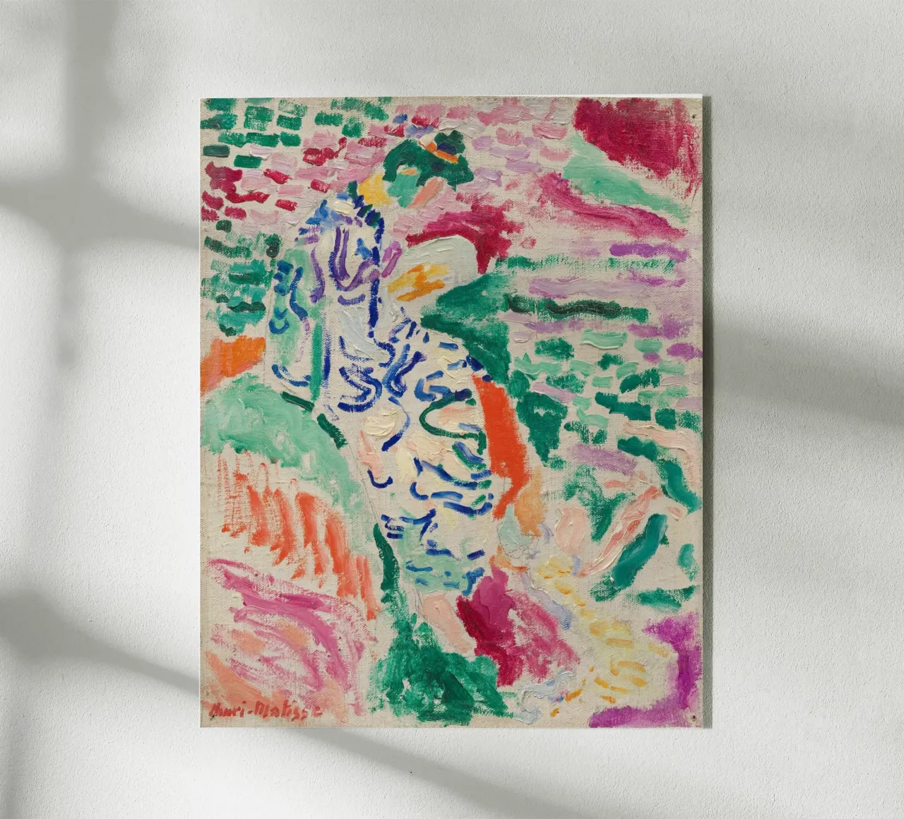 Henri Matisse - La donna giapponese in riva al mare plexiglass da William Store