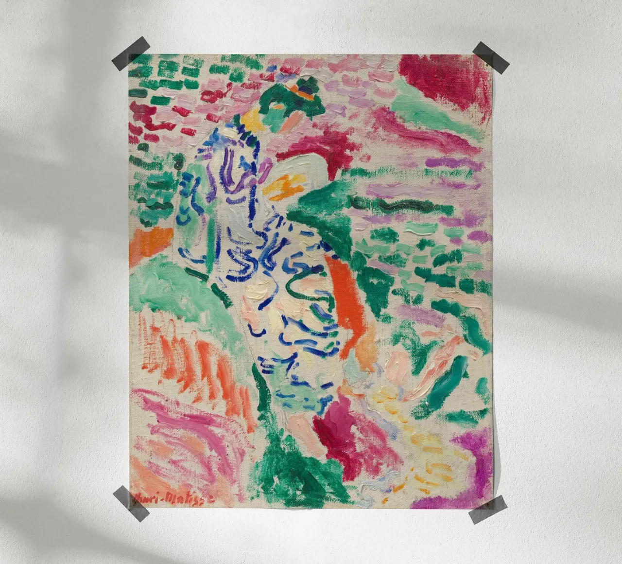 Henri Matisse - La donna giapponese in riva al mare carta hahnemühle da William Store