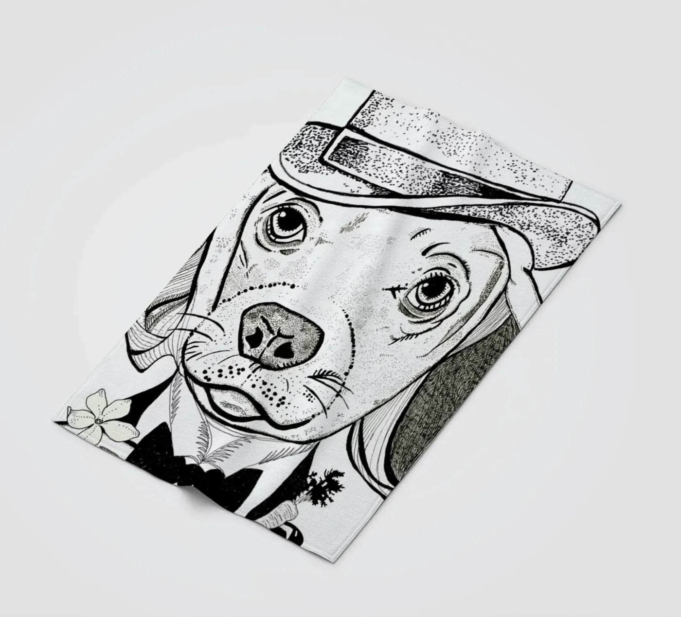 Fitz fleecedeken van Giulio Iurissevich