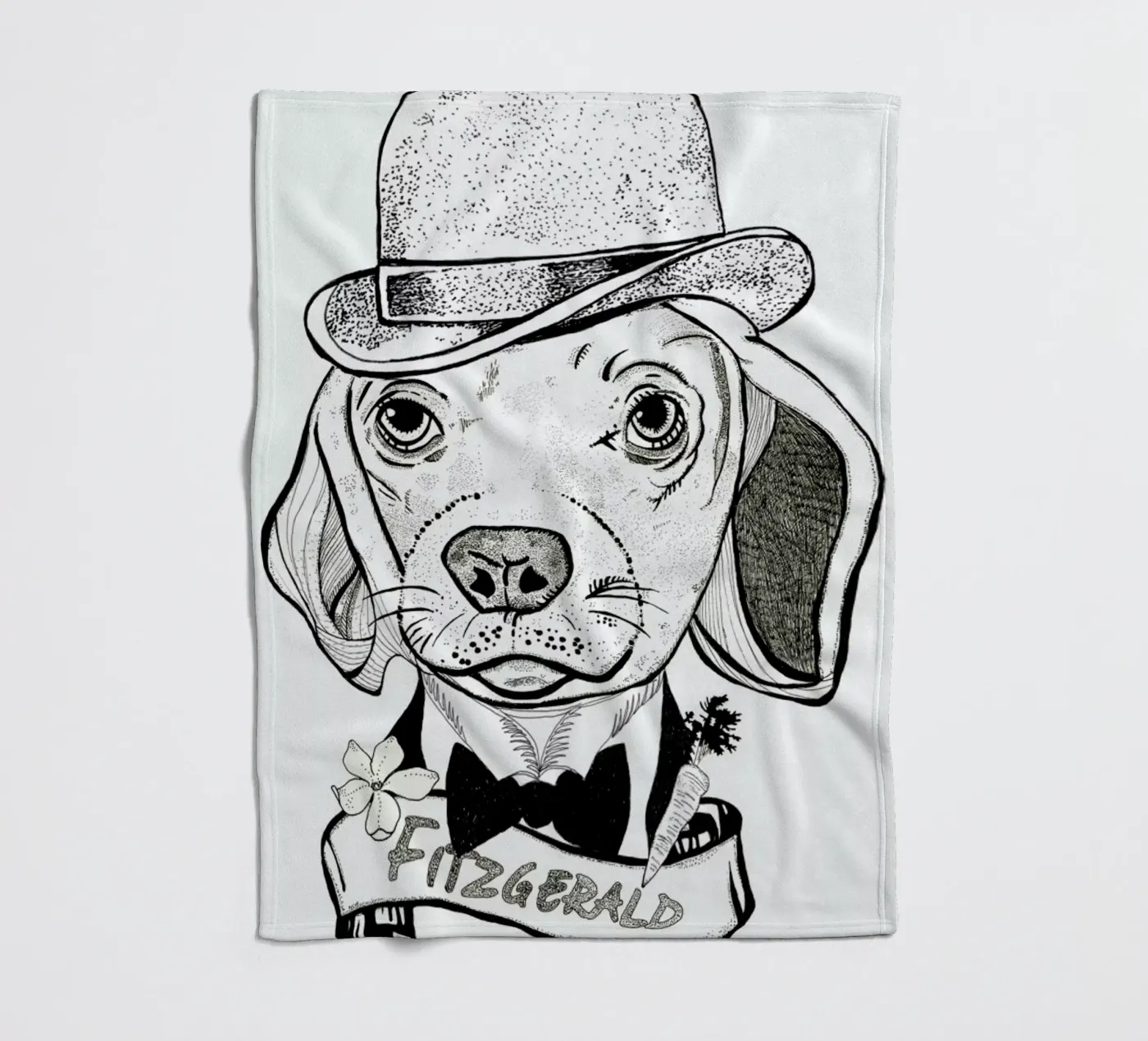 Fitz fleecedeken van Giulio Iurissevich