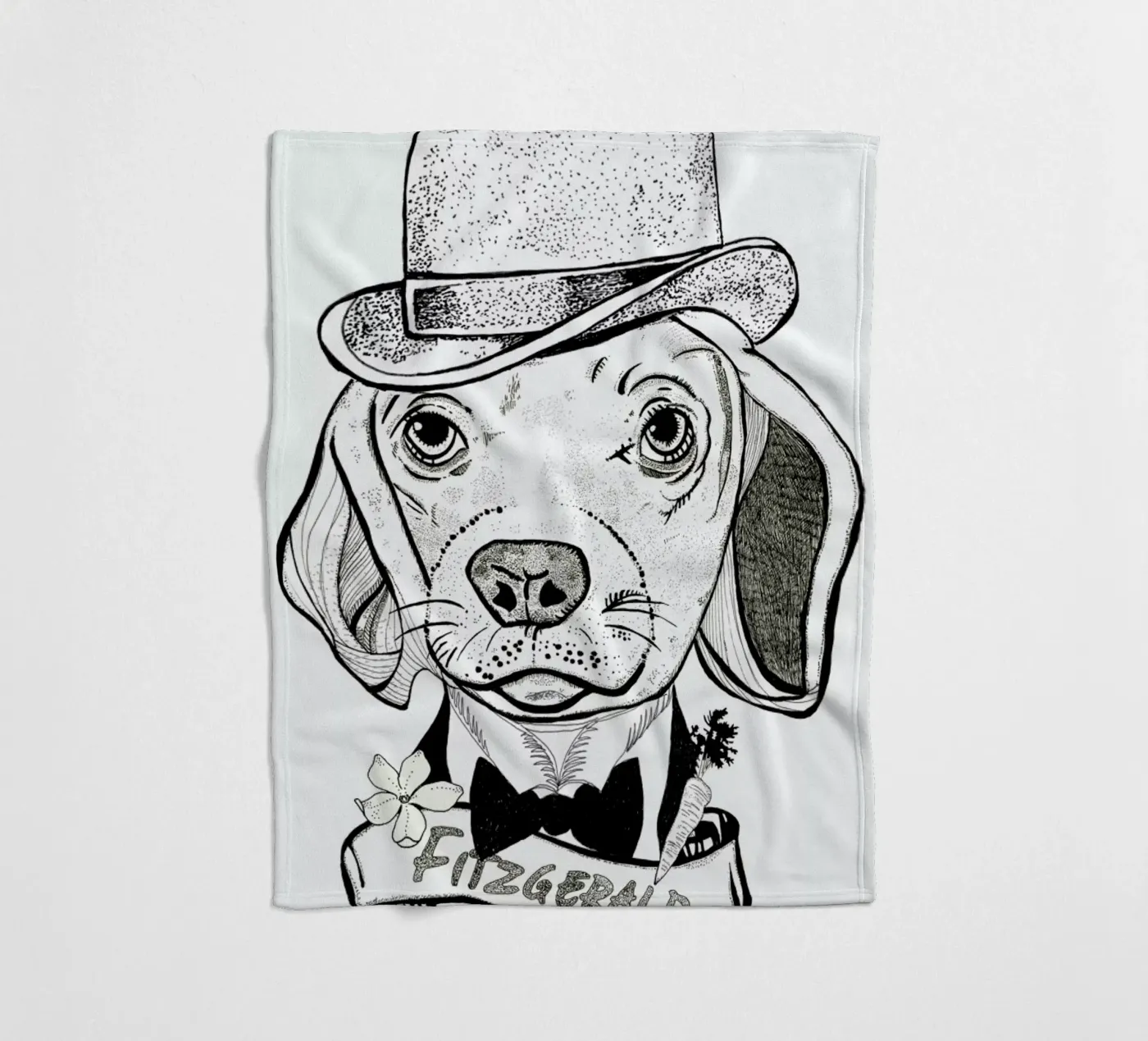 Fitz fleecedeken van Giulio Iurissevich