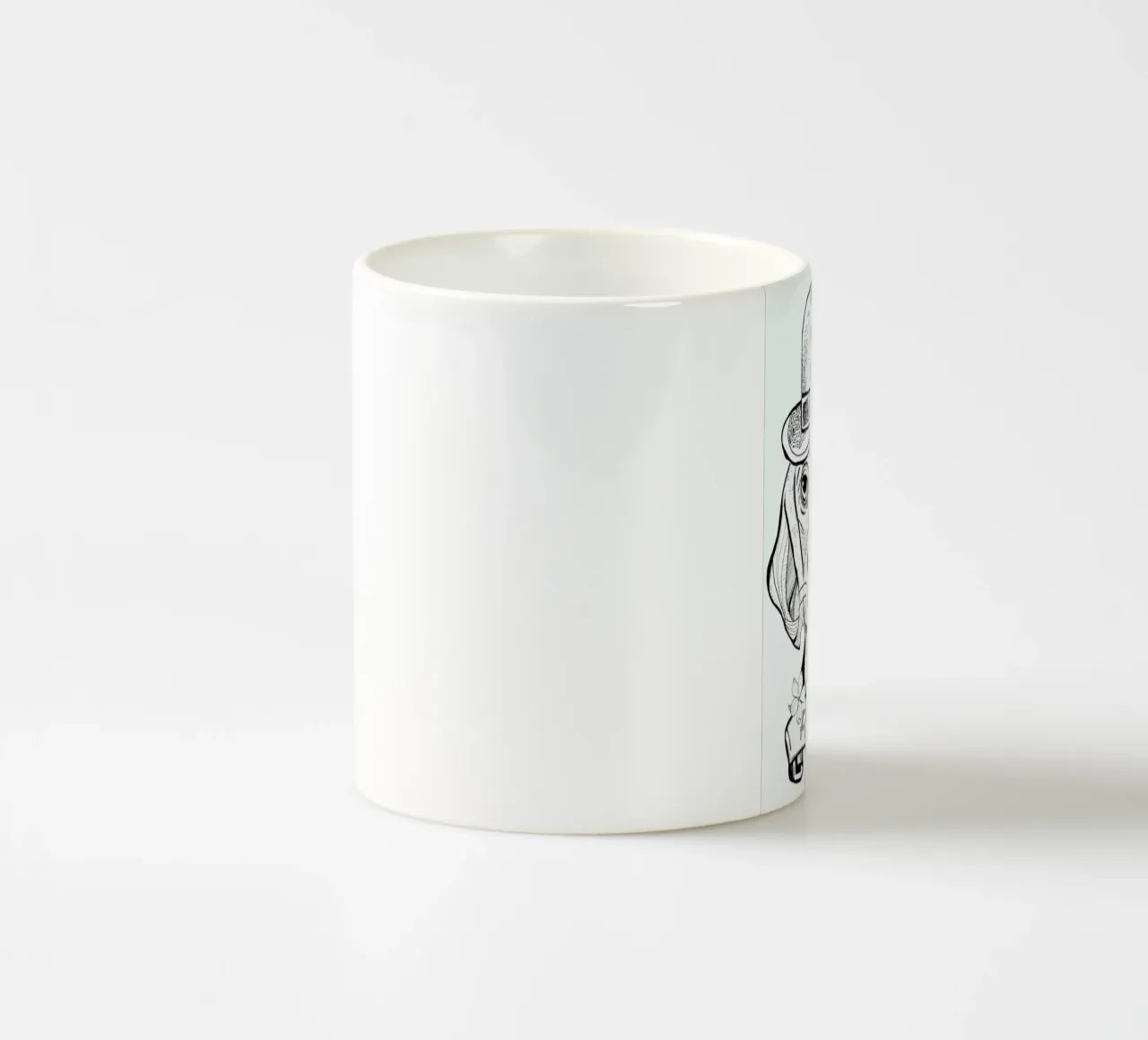 Fitz ceramic mug by Giulio Iurissevich
