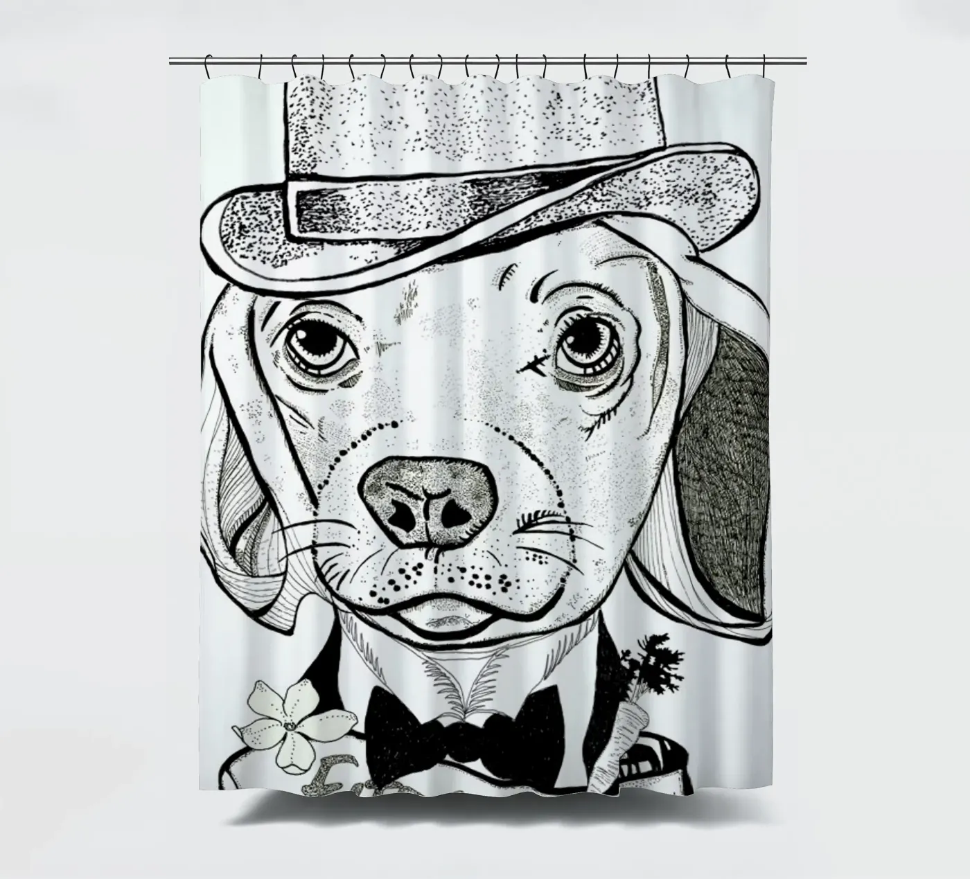 Fitz Duschvorhang von Giulio Iurissevich