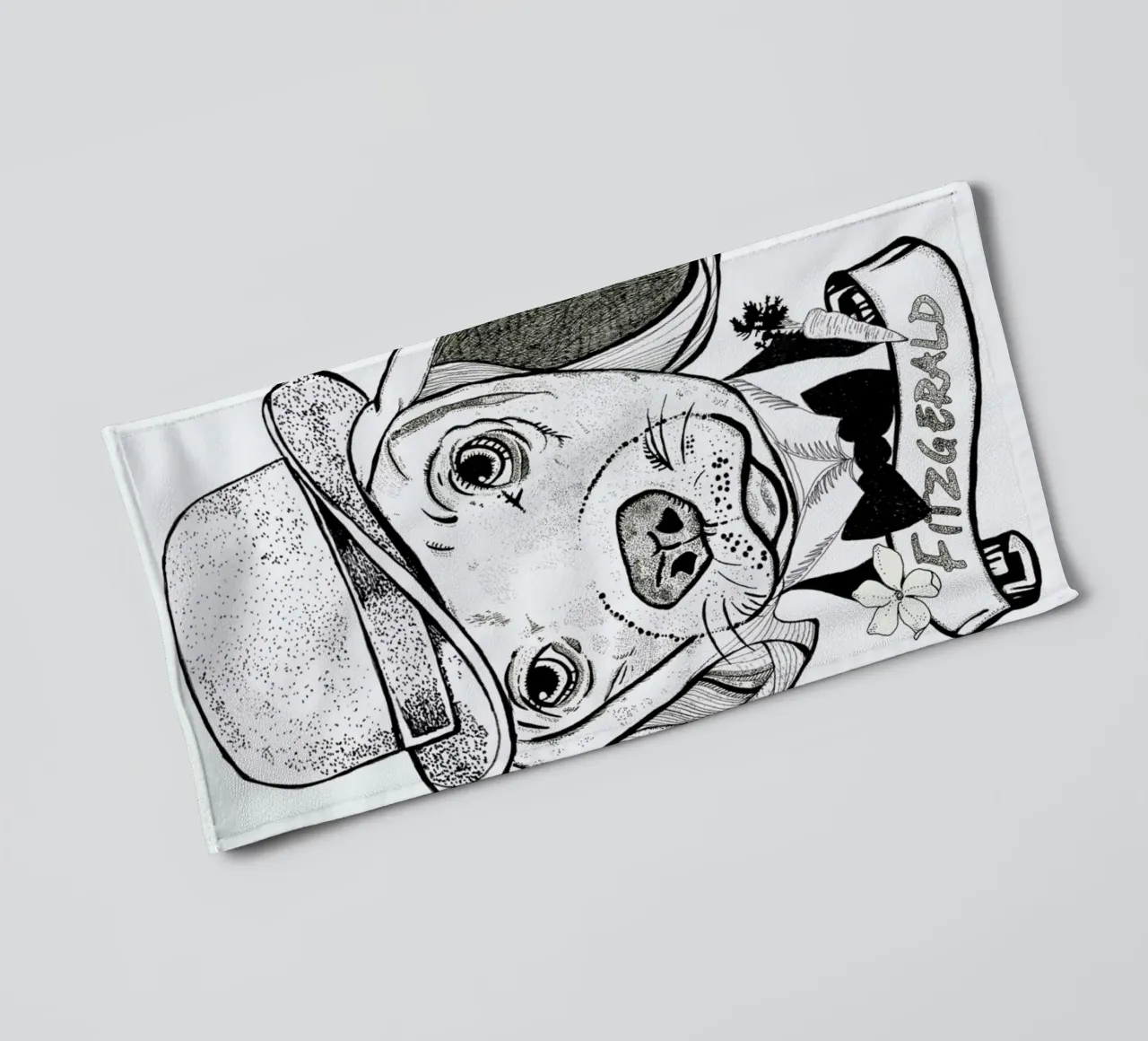 Fitz badhanddoek van Giulio Iurissevich