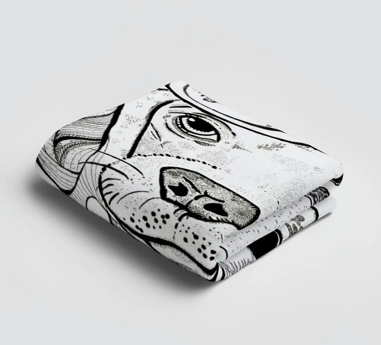 Fitz badhanddoek van Giulio Iurissevich