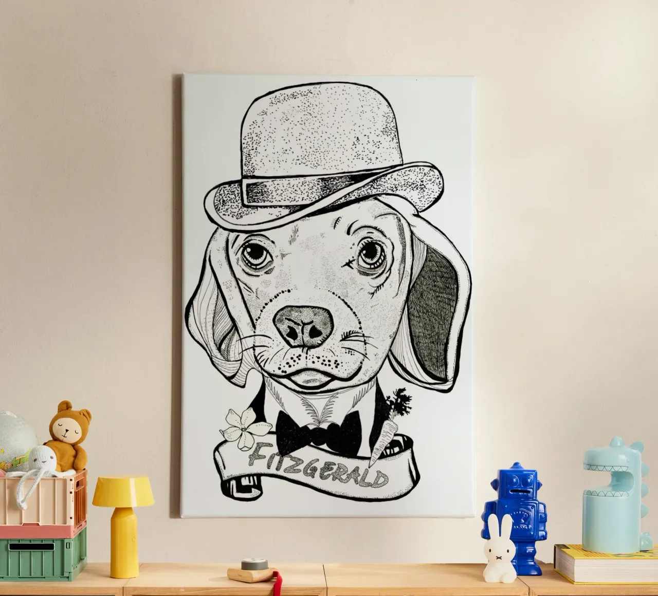 Fitz canvas by Giulio Iurissevich