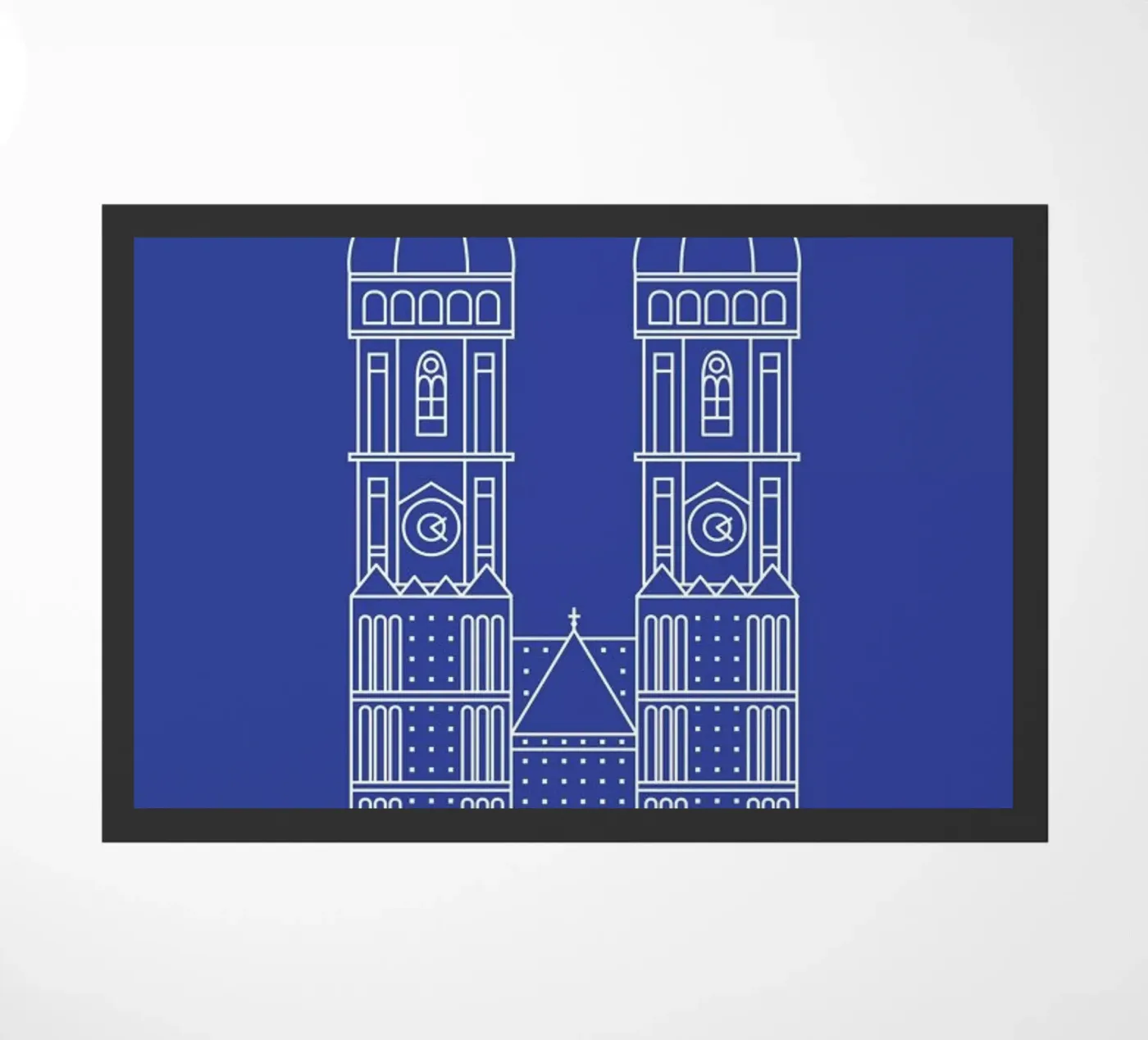 Munich deurmat van Sara Signorini