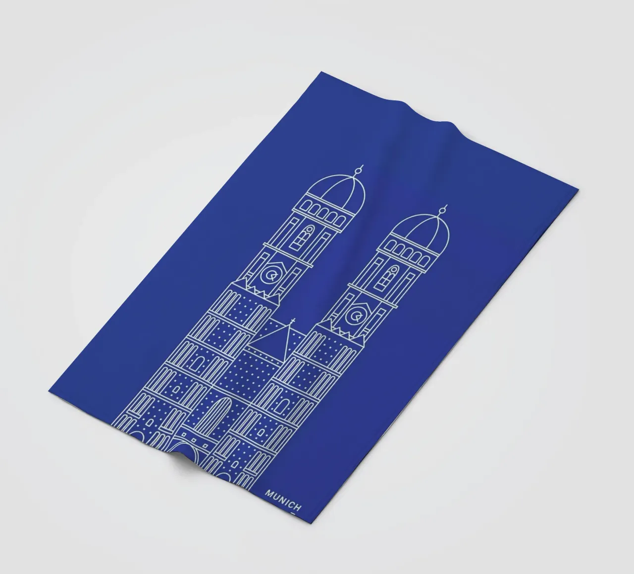 Munich Fleecedecke von Sara Signorini