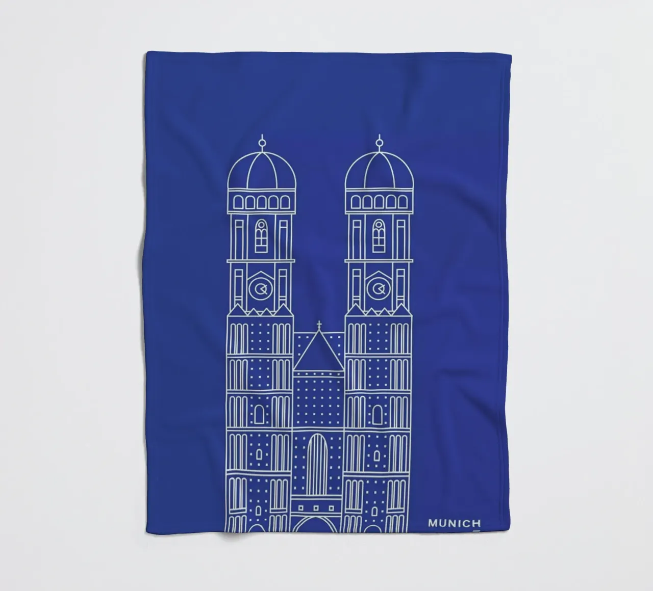 Munich Fleecedecke von Sara Signorini