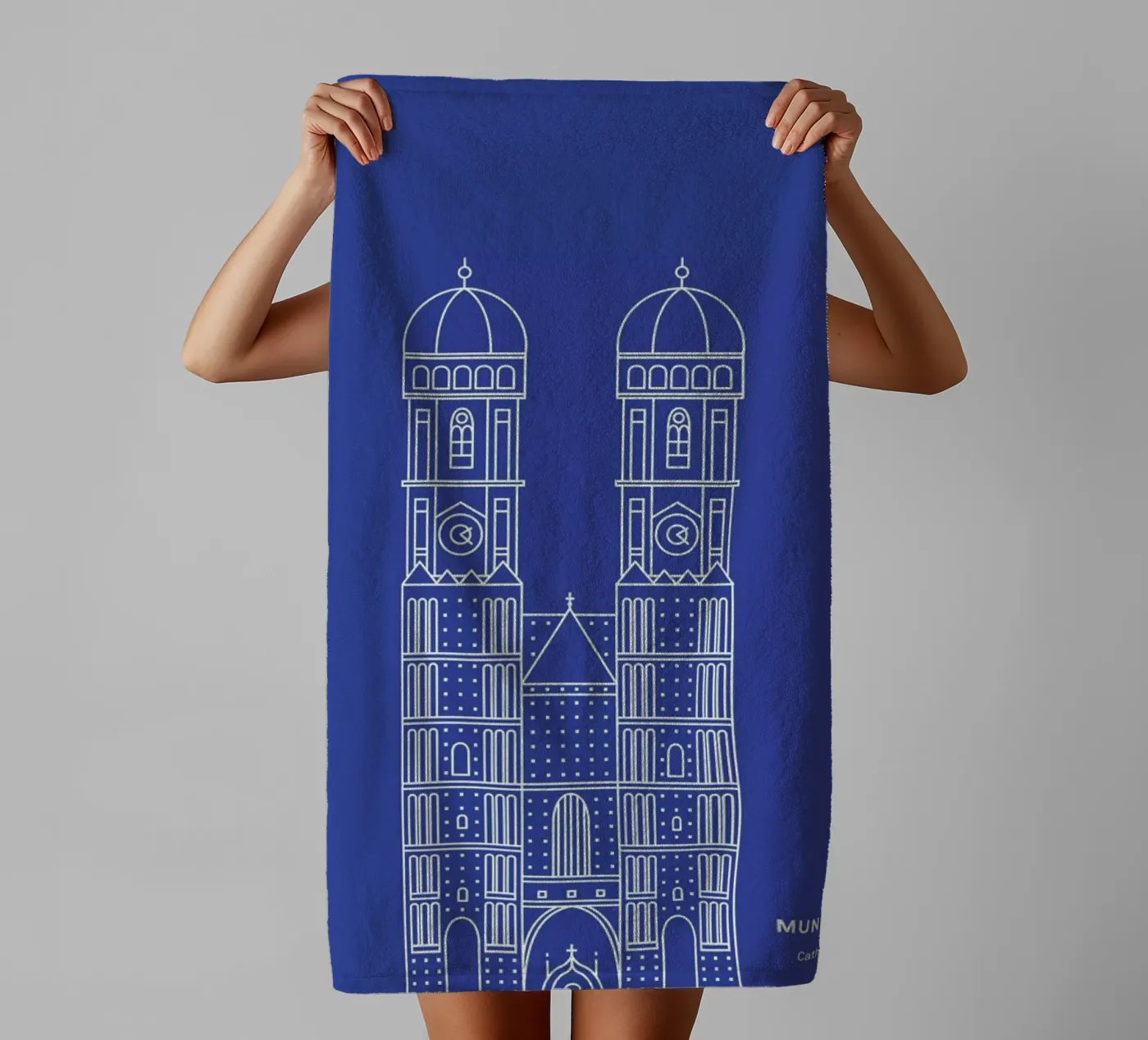 Munich badhanddoek van Sara Signorini