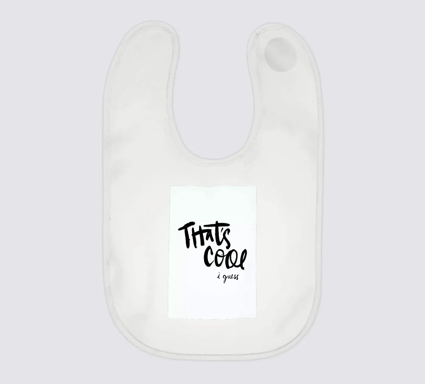 Cool baby bib by Dead Language
