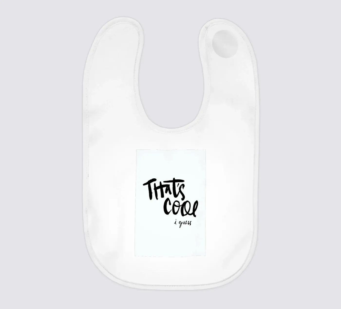 Cool baby bib by Dead Language