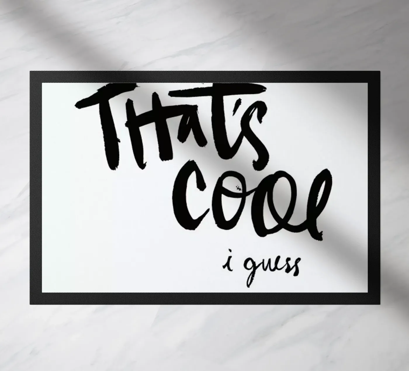 Cool Fußmatte von Dead Language