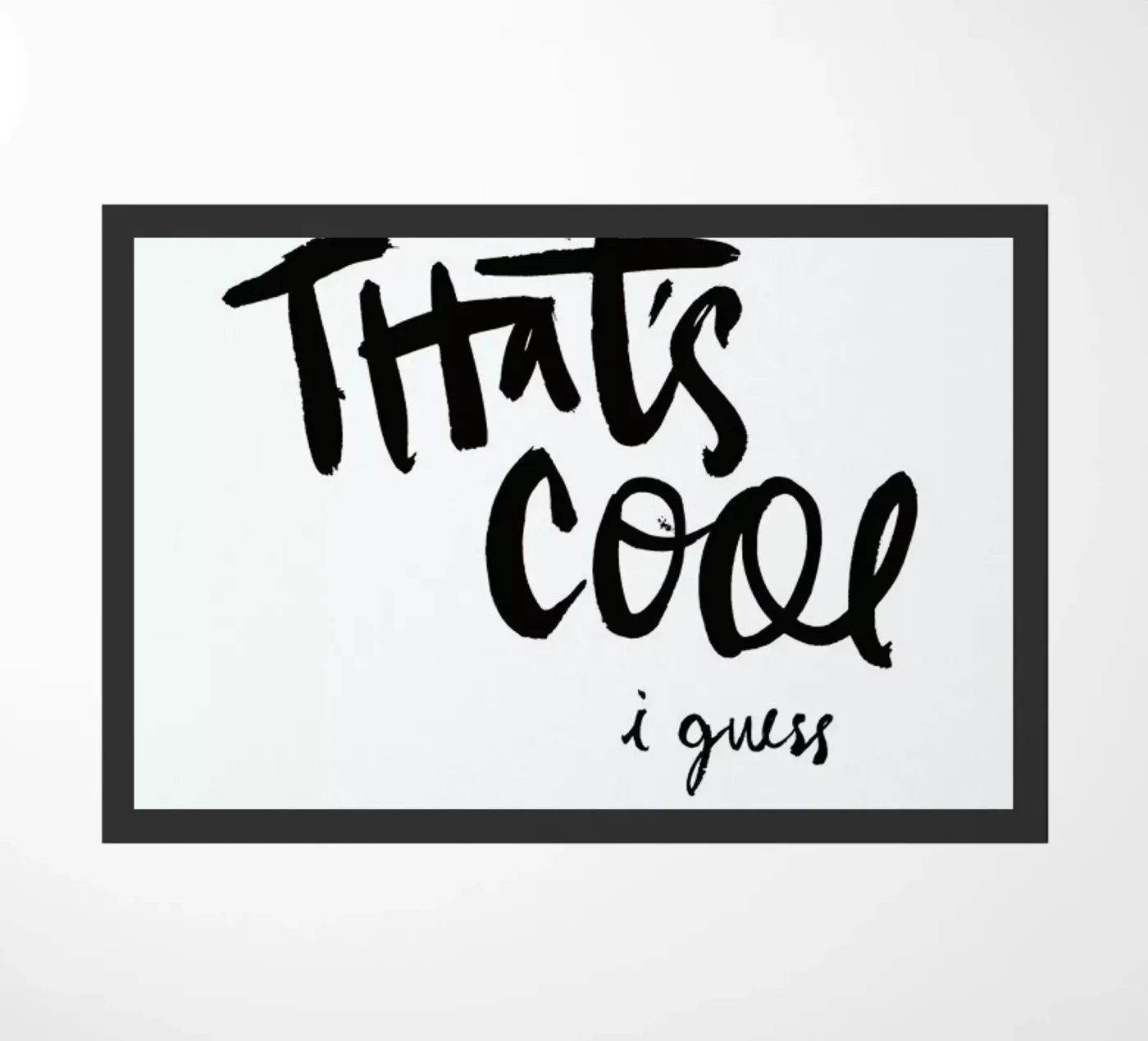 Cool Fußmatte von Dead Language