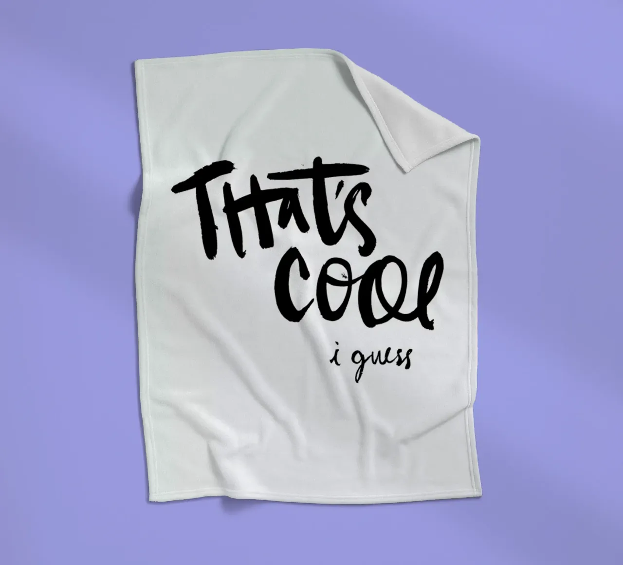 Cool Fleecedecke von Dead Language