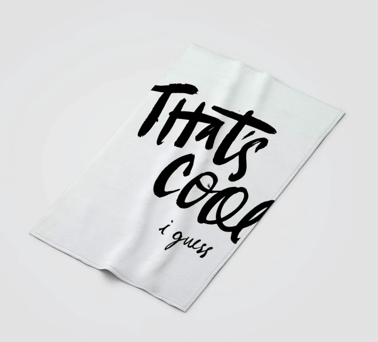 Cool Fleecedecke von Dead Language