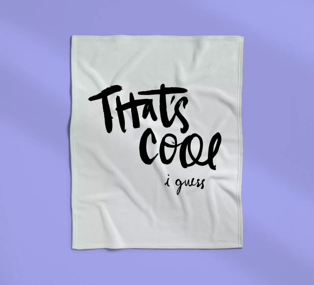 Cool Fleecedecke von Dead Language