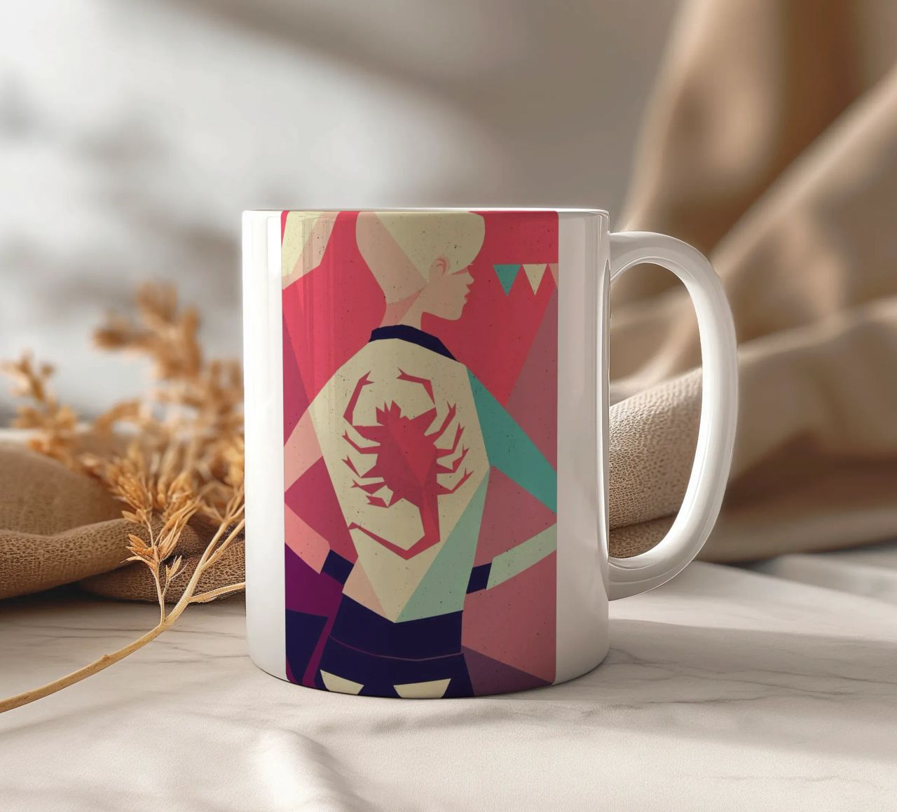 Scorpio tazza in ceramica da Pietari Posti