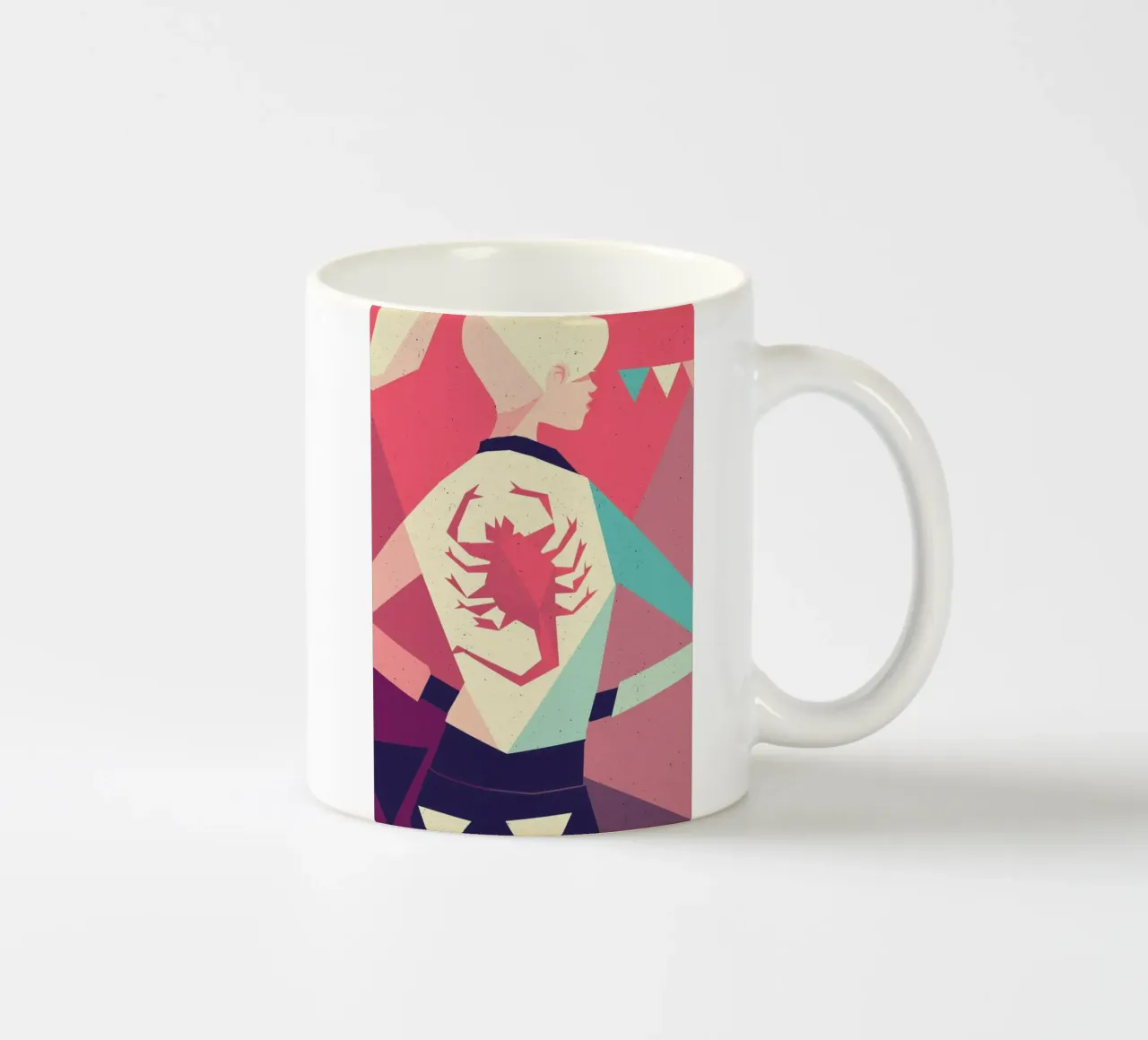 Scorpio ceramic mug by Pietari Posti