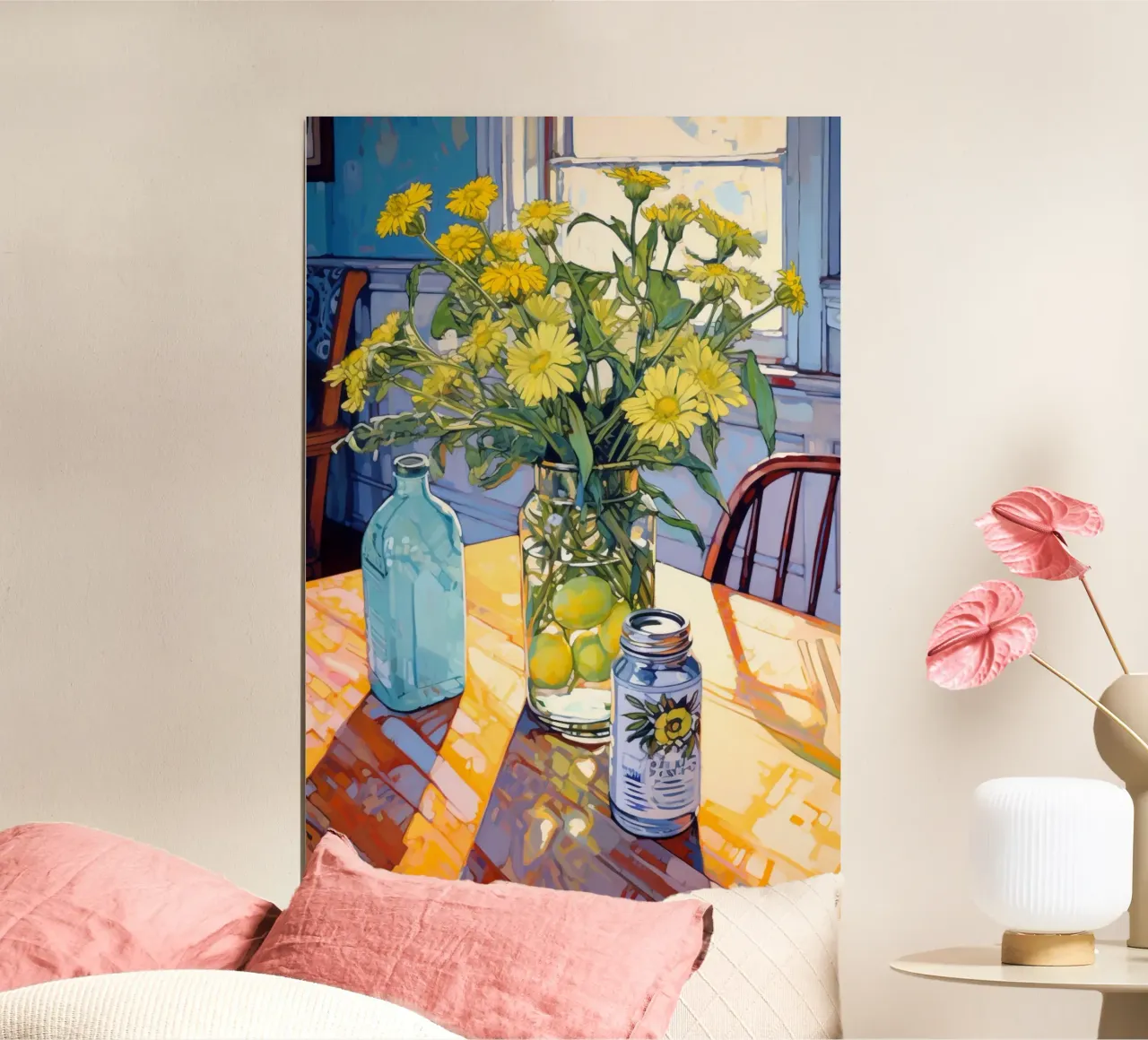 Yellow Flowers hahnemühle de Artsy Bessy