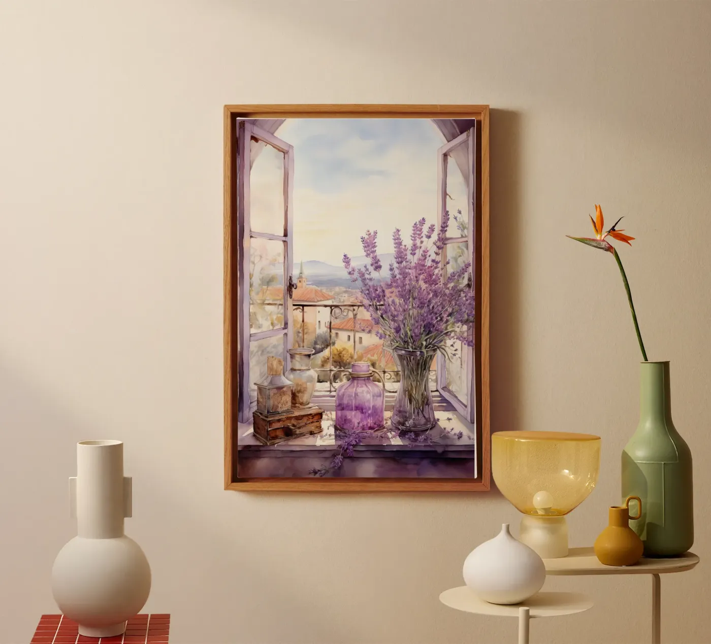 Lavender tela da Artsy Bessy