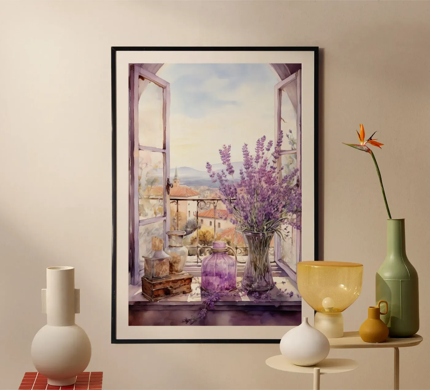 Lavender poster by Artsy Bessy