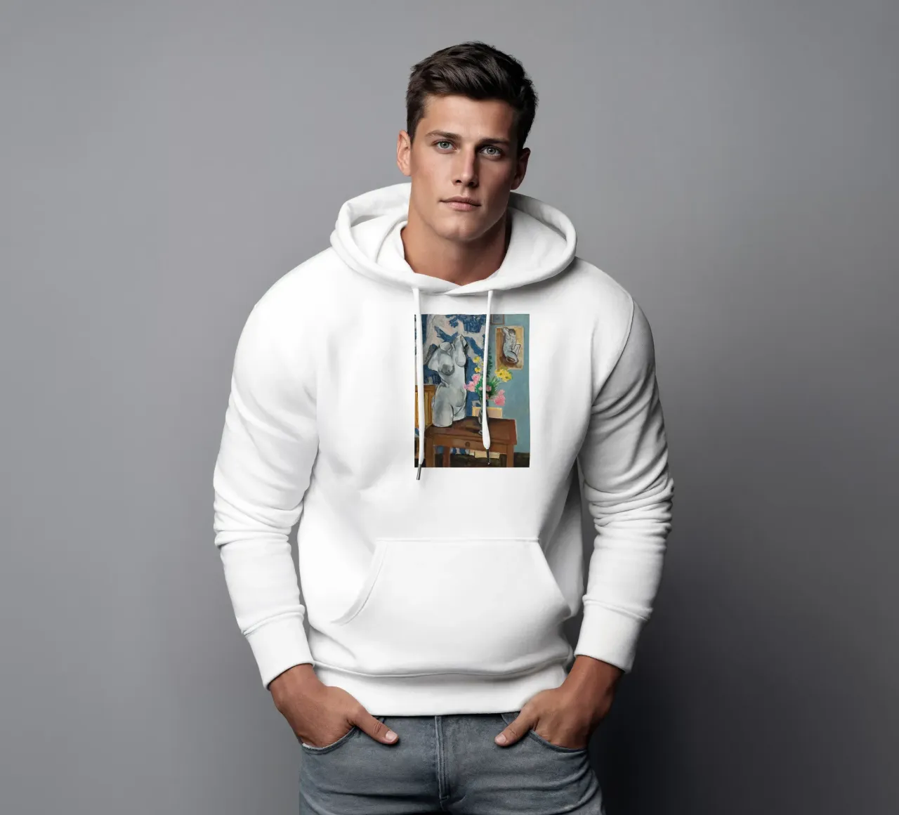 Henri Matisse - Il torso di gesso felpa con cappuccio da William Store