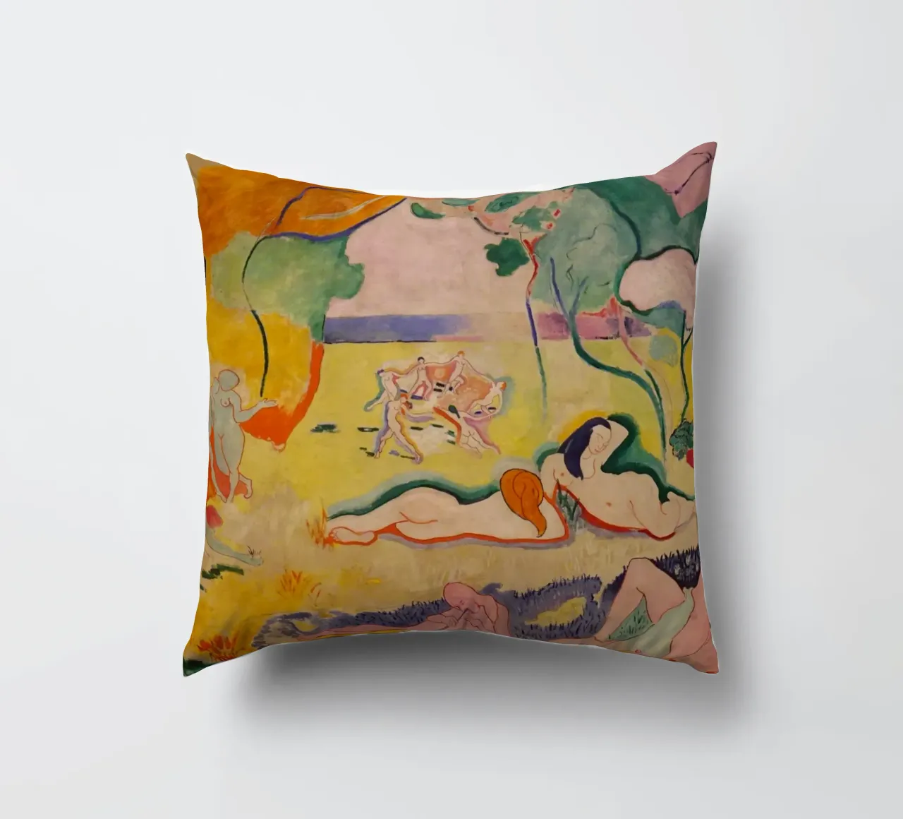 Henri Matisse - La gioia di vivere cuscino da William Store