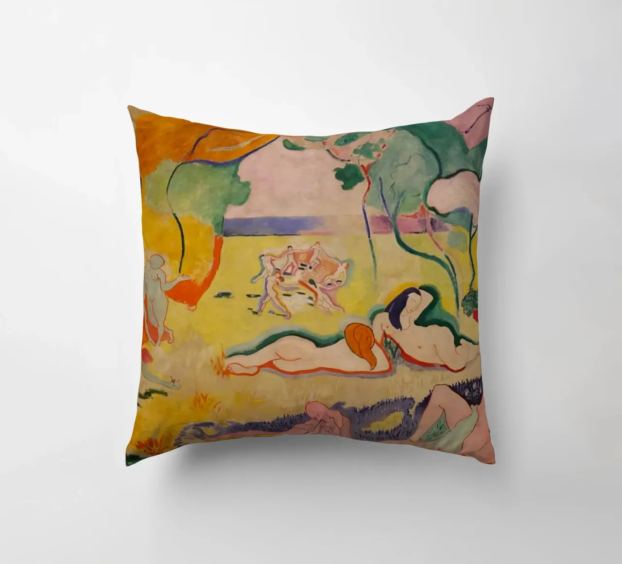 Henri Matisse - La gioia di vivere cuscino da William Store