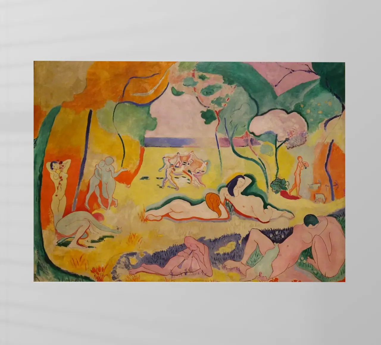 Henri Matisse - La gioia di vivere pellicola backlit da William Store
