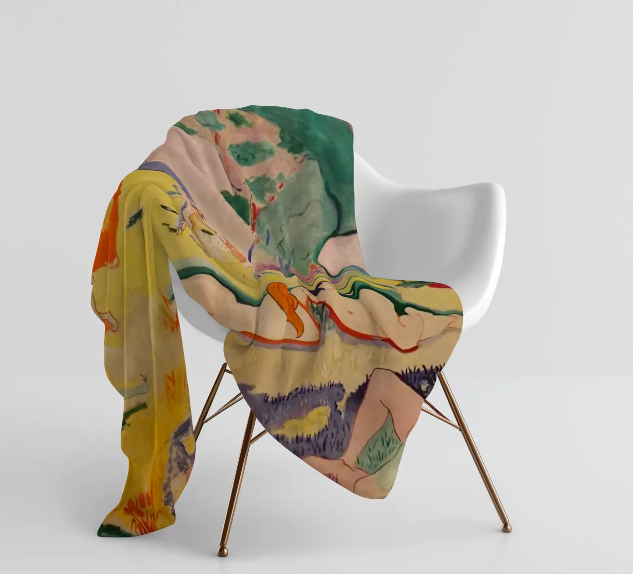 Henri Matisse - La gioia di vivere coperta in pile da William Store