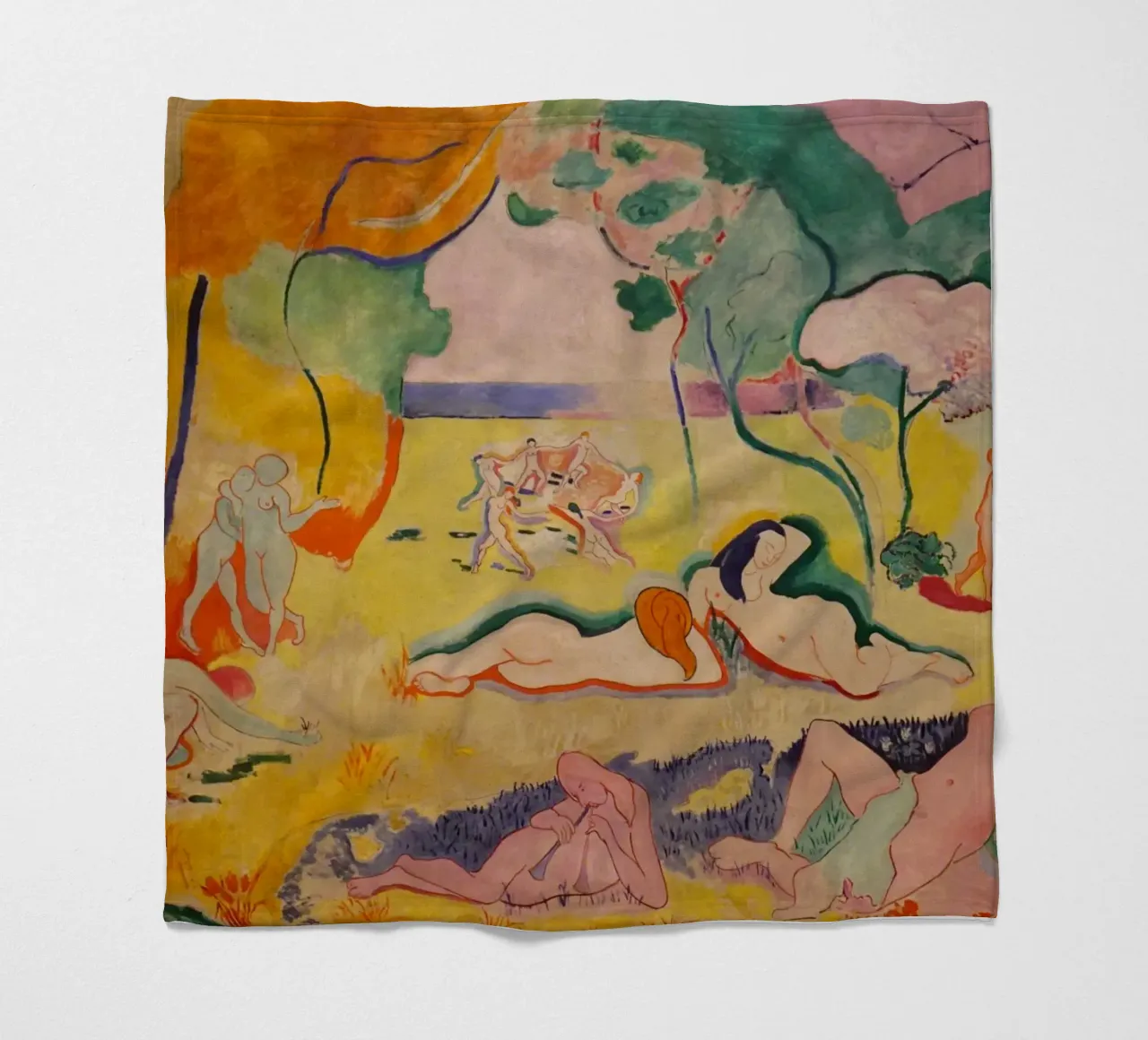 Henri Matisse - La gioia di vivere coperta in pile da William Store