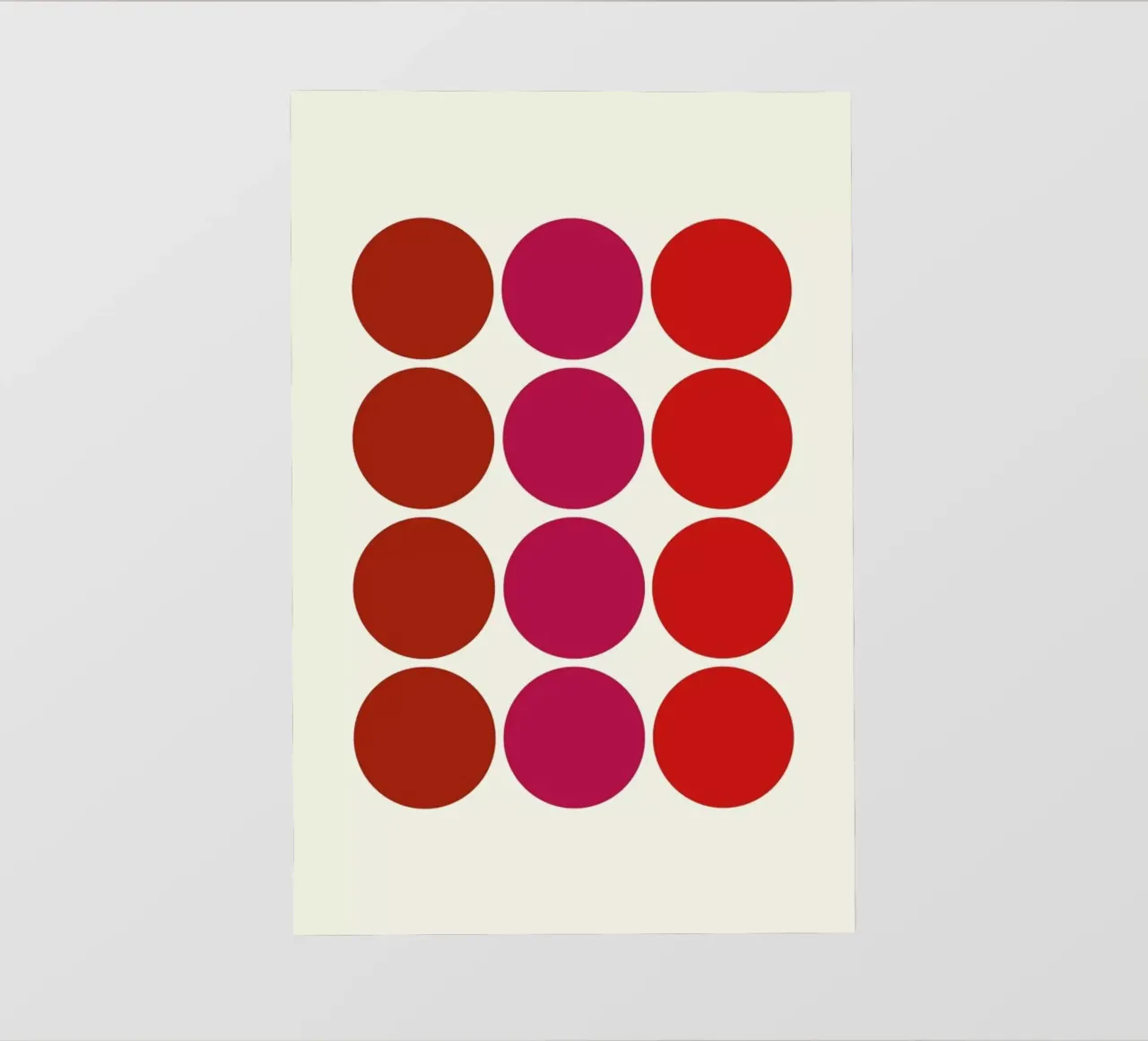 Magenta Ludo telo in pvc da Bo Lundberg