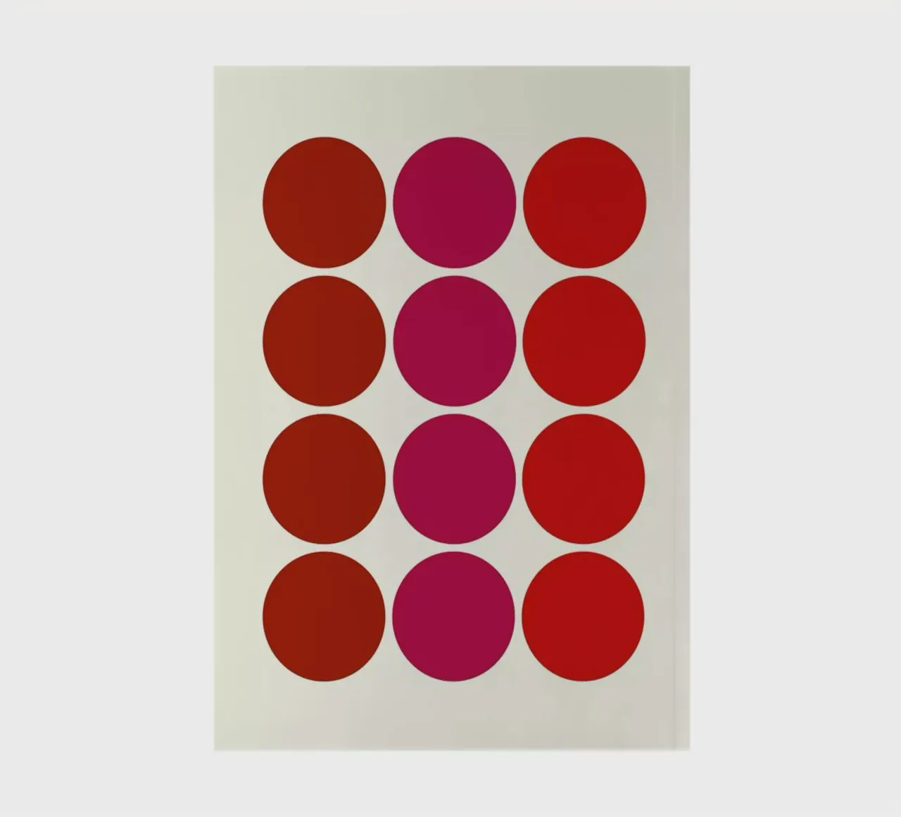 Magenta Ludo notebook by Bo Lundberg