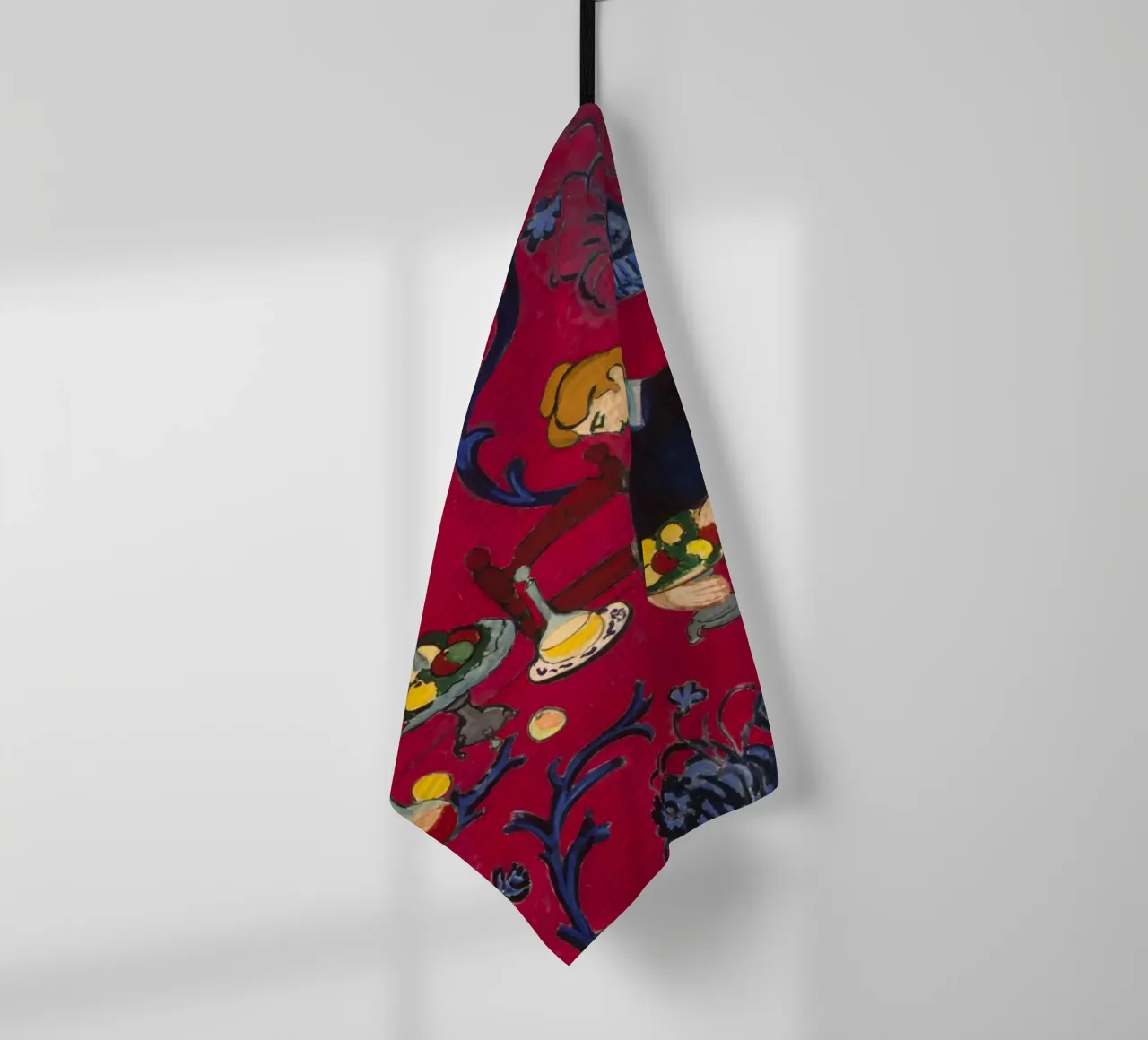 Henri Matisse - Das Dessert Harmonie in Rot Geschirrtuch von William Store
