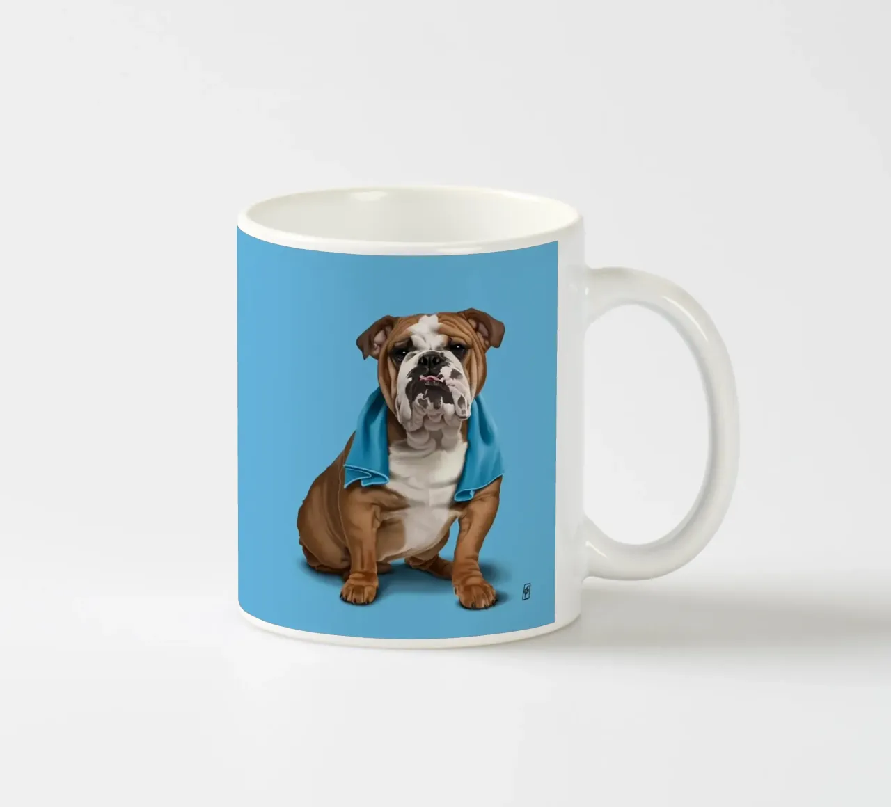Bull (Colour) tazza in ceramica da Rob Art | Illustration