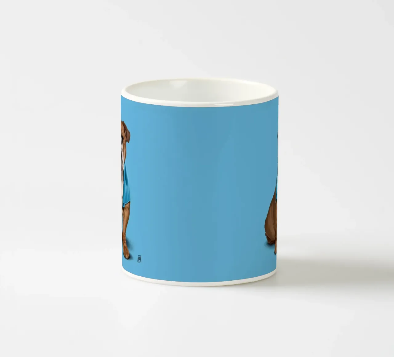 Bull (Colour) tazza in ceramica da Rob Art | Illustration