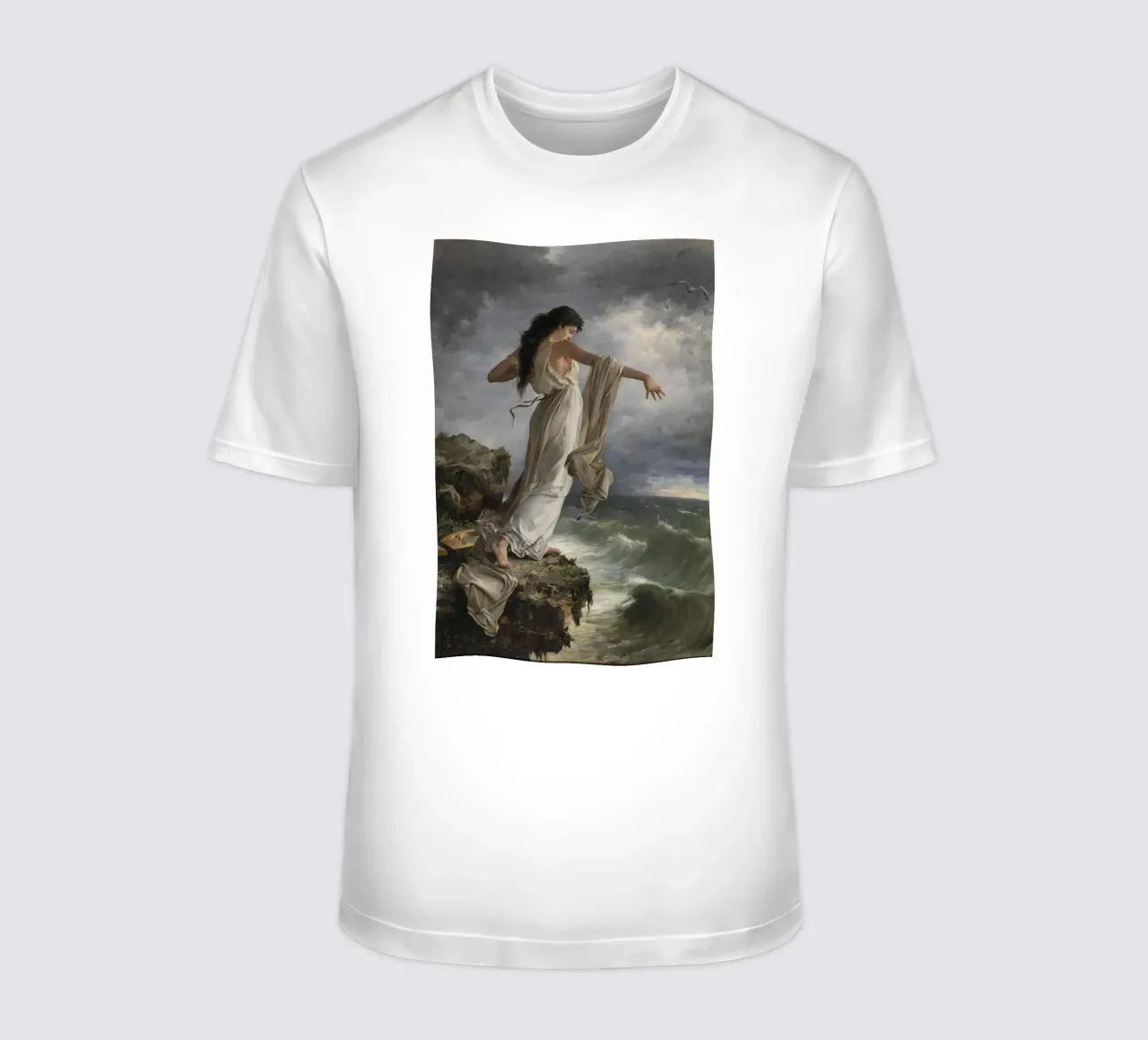 Miguel Carbonell Selva - La morte di Saffo t-shirt da William Store
