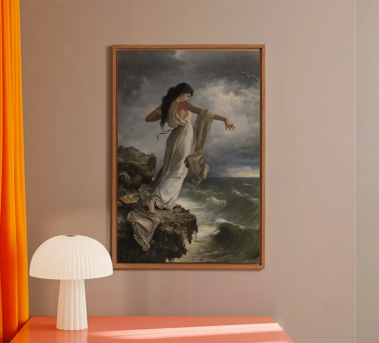 Miguel Carbonell Selva - La morte di Saffo alluminio dibond da William Store