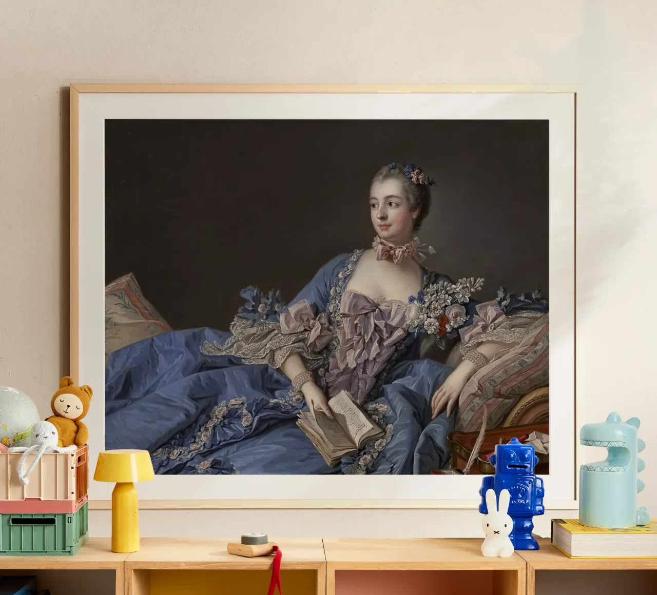 Madame de Pompadour Francois Boucher- Madame de Pompadour carta hahnemühle da William Store