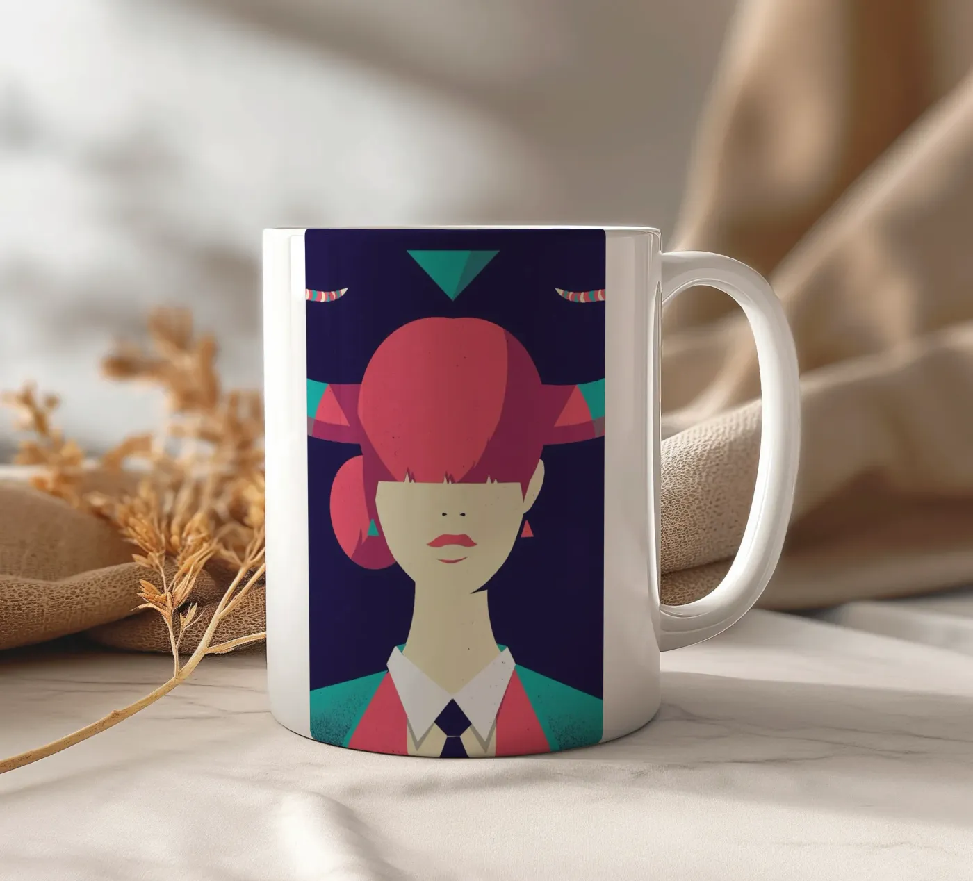 Taurus ceramic mug by Pietari Posti