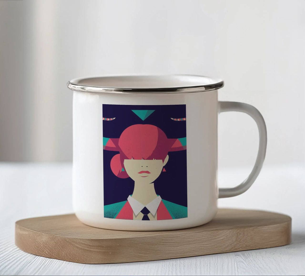 Taurus tazza in smalto da Pietari Posti