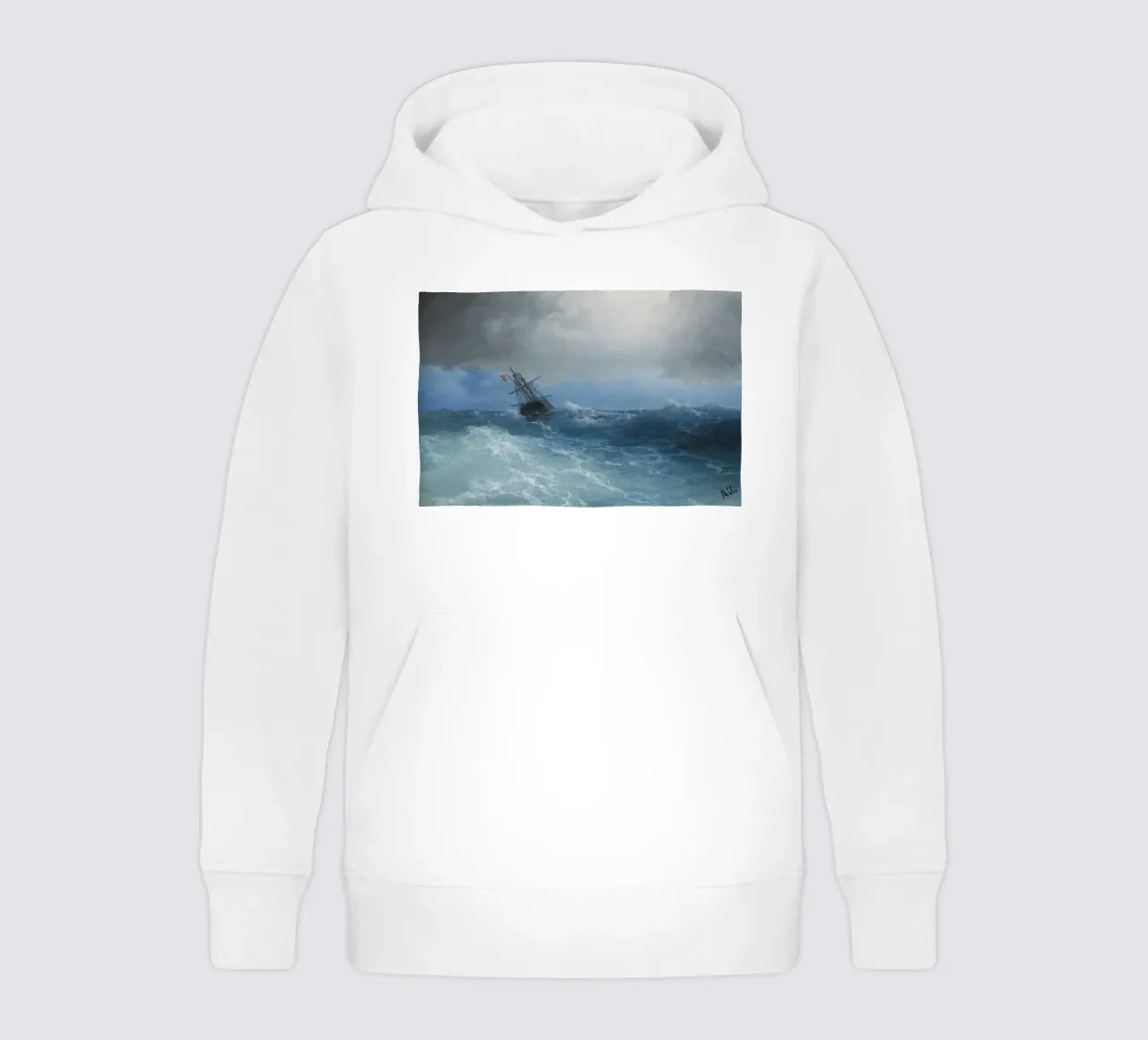 Ivan Konstantinovich Aivazovsky - La tempête qui s'annonce sweat à capuche enfant de William Store