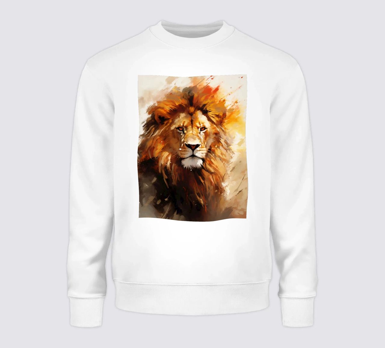 Lion Abstract 2 felpa da Mateo