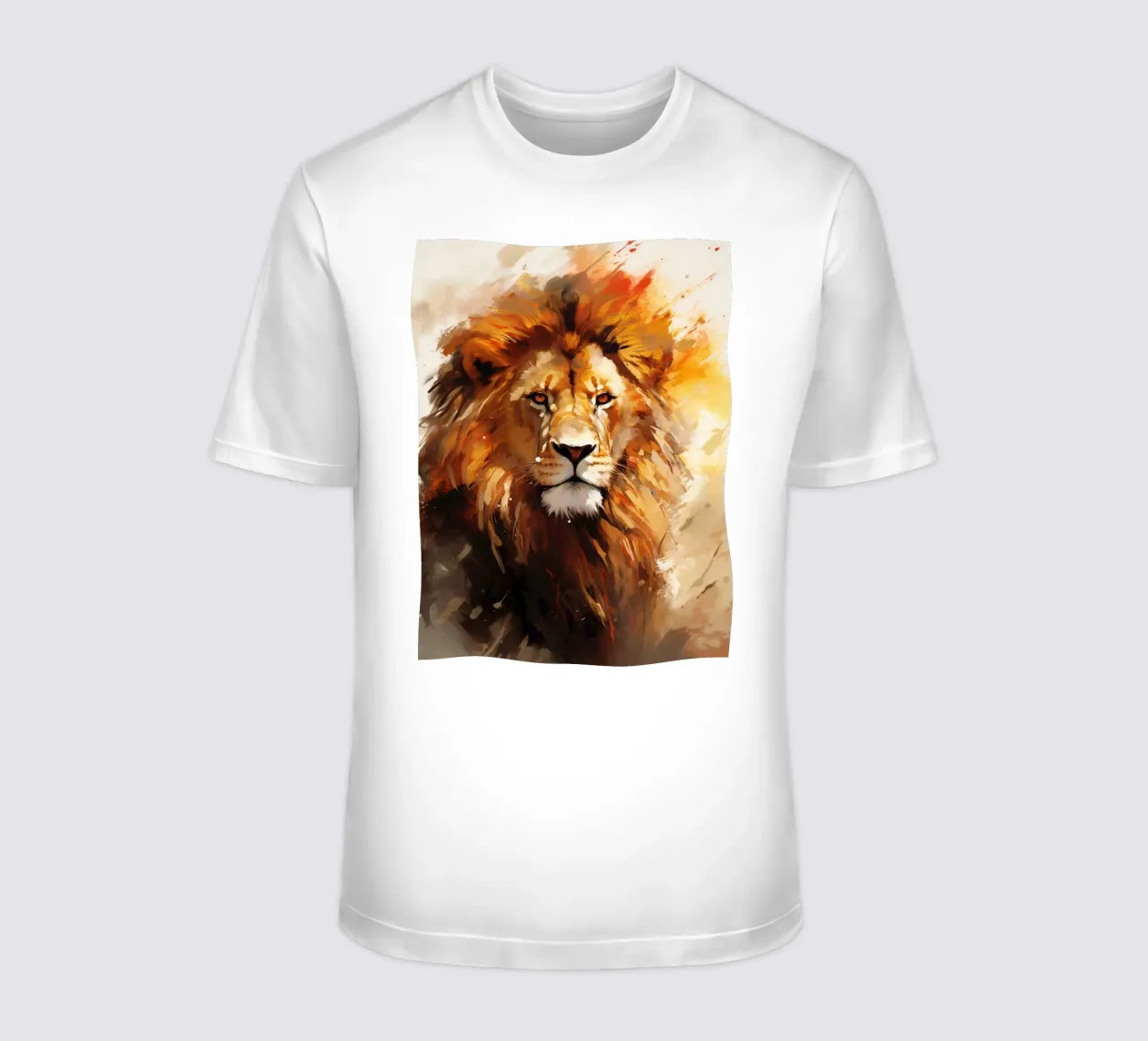 Lion Abstract 2 t-shirt da Mateo